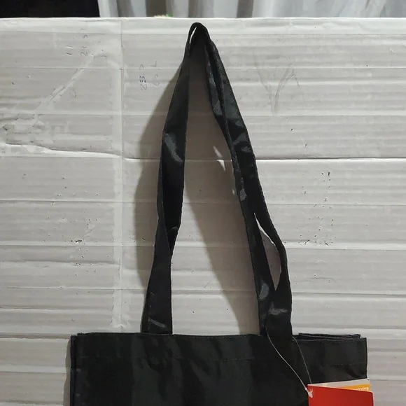 Manhattan Portage Bkack Nylon Grocery Y Shopping Tote Bag - Picture 2 of 10
